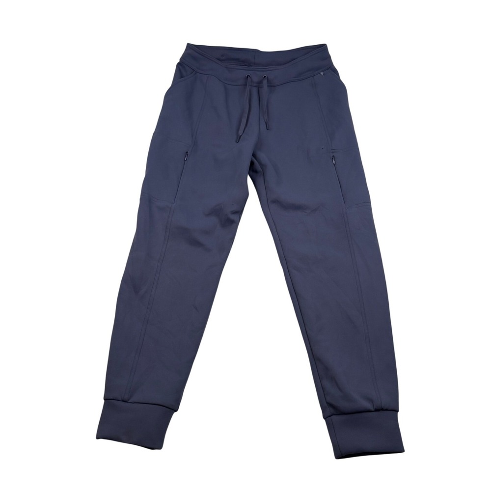 32 Degrees Heat Womens Small Blue Gray Zippered Cargo Jogger Pants T2515790